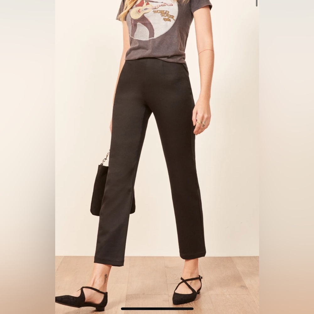 Reformation Petite Marlon Pant - Black 0P